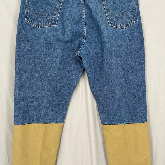 Vintage Wrangler Jeans Mens 40x30 Double Knee Hunting Brush Guard Canvas Gorp - Picture 5 of 9